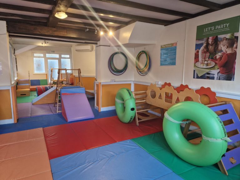 Play room with soft wedge
