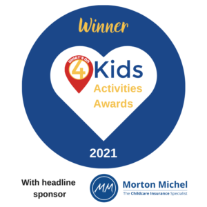 We won at the What’s On 4 Kids Awards 2021!