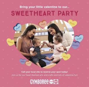 SWEETHEART PARTY Wednesday 16th February 2.30 – 4.00pm