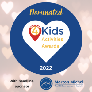 What's On 4 Kids Awards 2022 nominated logo